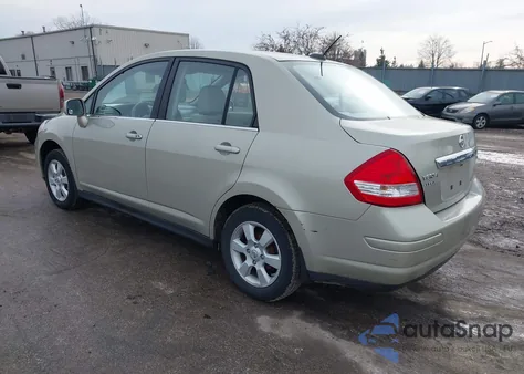 2007 Nissan Versa 1.8Sl из США, поврежденный, VIN 3N1BC11E27L406748